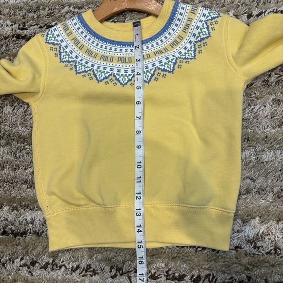 Polo Ralph Lauren Fair Isle Girls sweatshirt size 7 - Picture 11 of 12